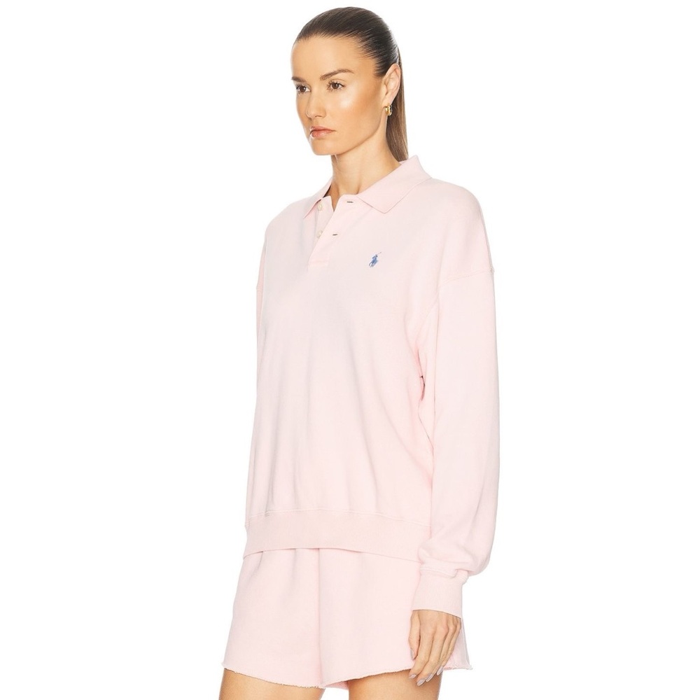 Polo Ralph Lauren Lightweight Fleece Polo
Color: Pink Sand - Picture 2 of 15